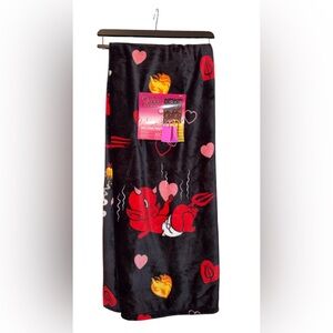 Cozy Black and Red Devil Blanket